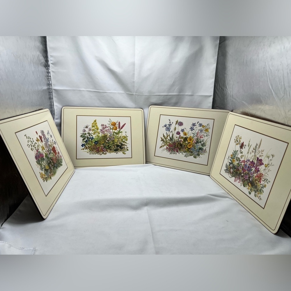 Floral Botanical Art Prints Set by